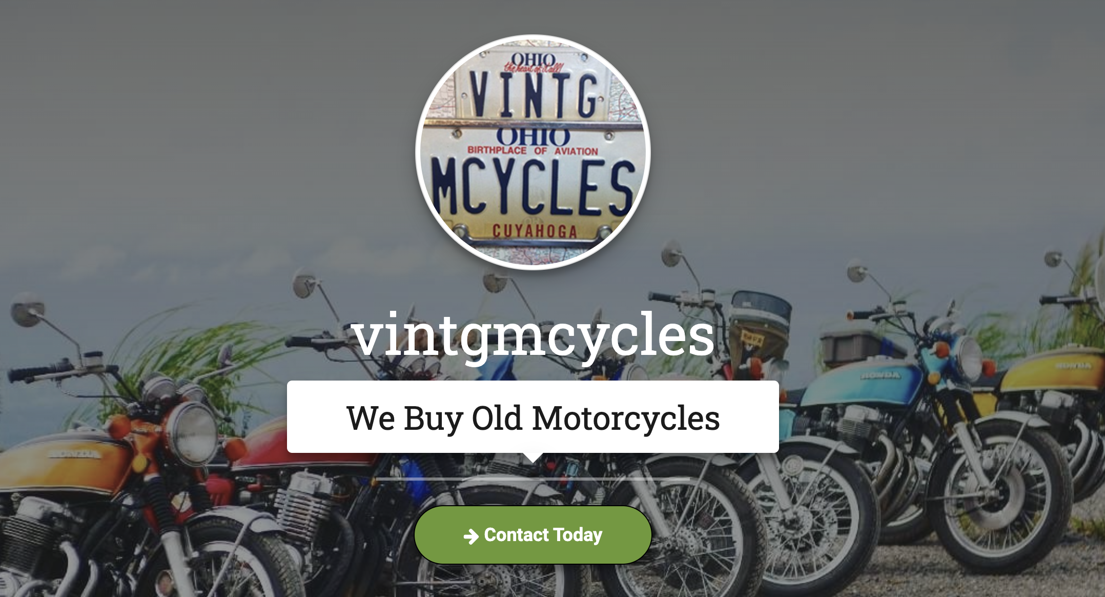 We buy store old motorcycles